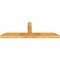 Ekena Millwork Portland Rough Sawn Timber Gable Bracket, Western Red Cedar, 60"W x 20"H x 4"D x 4"F, 8/12 Pitch GBW060X20X0404POR00RWR - alternate 4